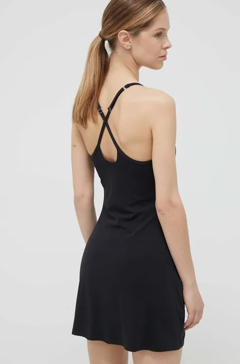 Сукня P.E Nation колір чорний mini облягаюча