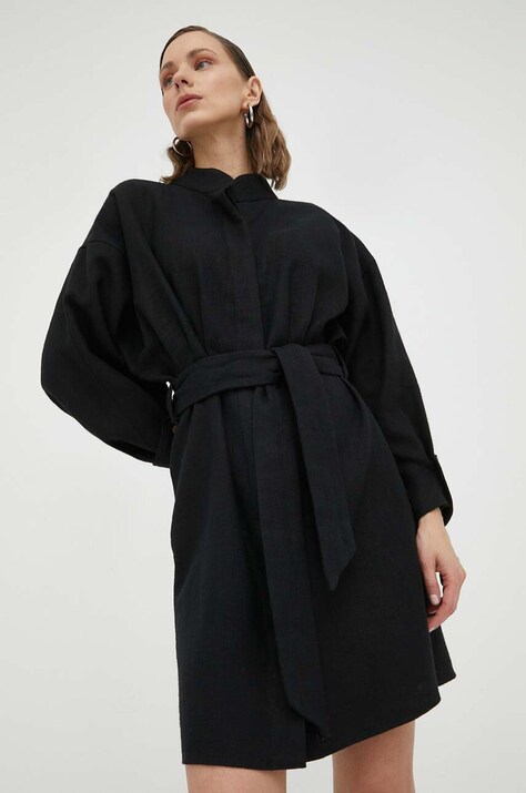 Undress Code rochie culoarea negru, mini, dreaptă
