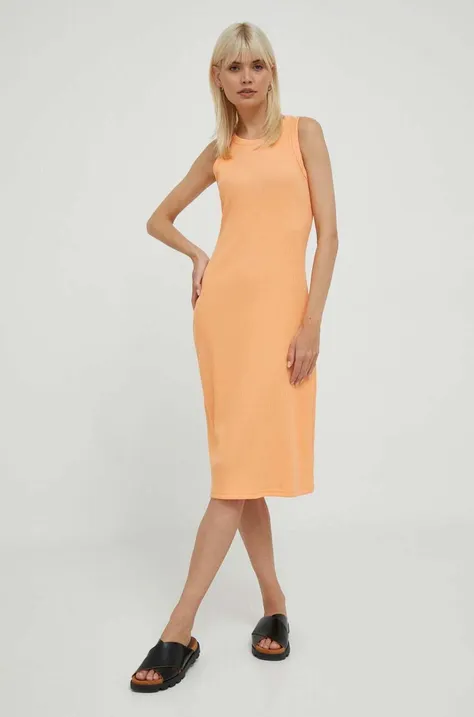 Φόρεμα GAP χρώμα: πορτοκαλί