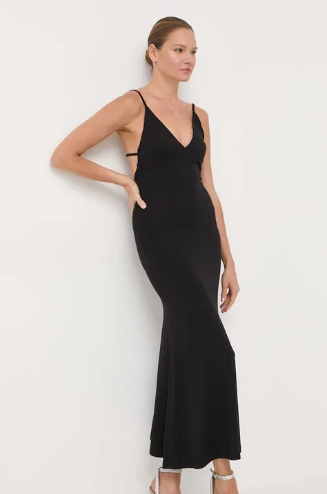 Платье Bardot цвет чёрный maxi облегающее