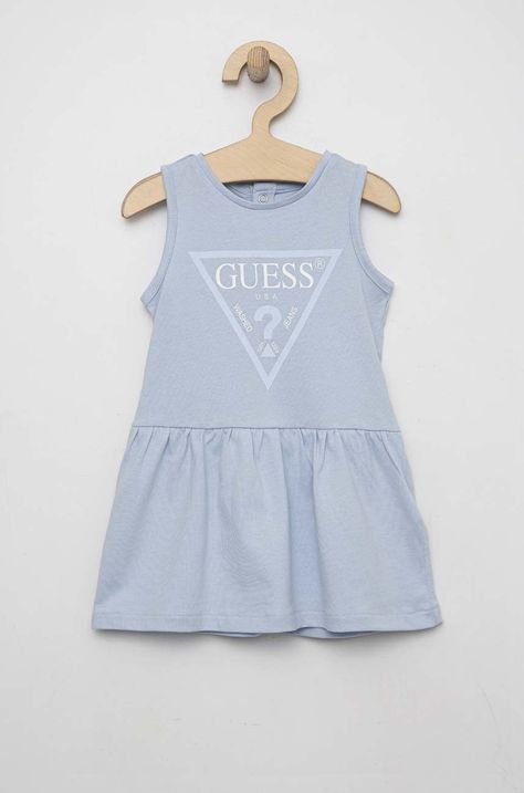 Pamučna haljina za bebe Guess