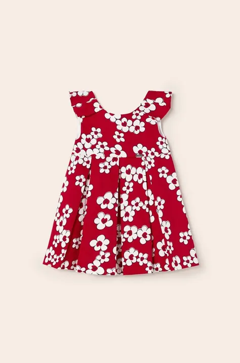 Детское платье Mayoral цвет красный mini расклешённое
