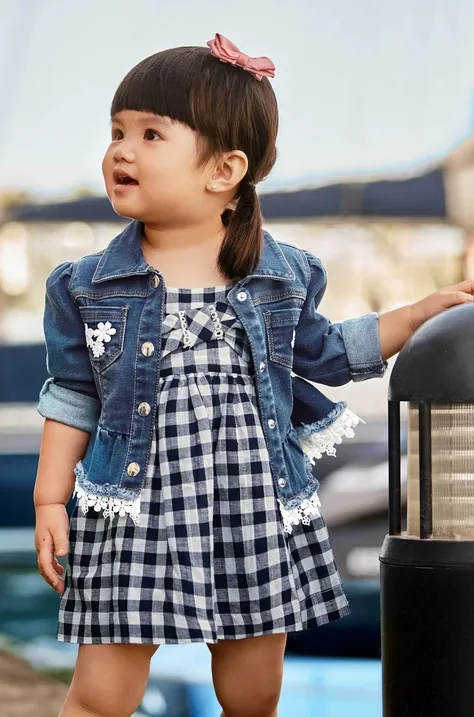 Φόρεμα μωρού Mayoral χρώμα: ναυτικό μπλε