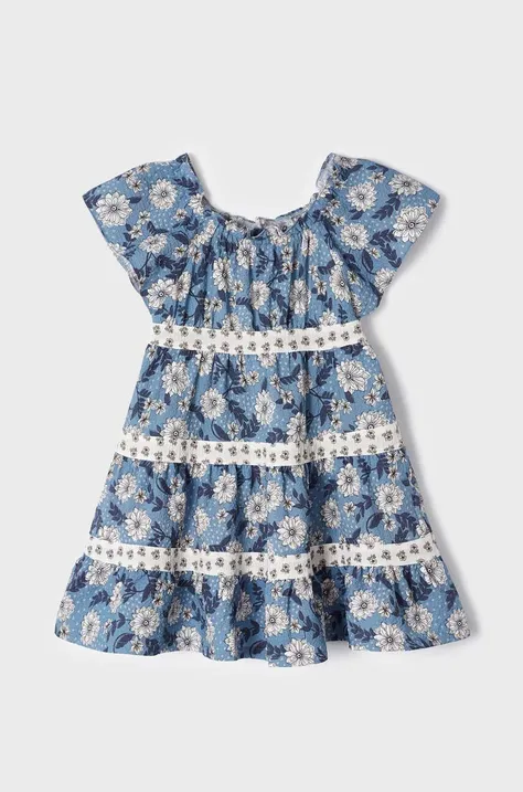 Παιδικό φόρεμα Mayoral χρώμα: ναυτικό μπλε