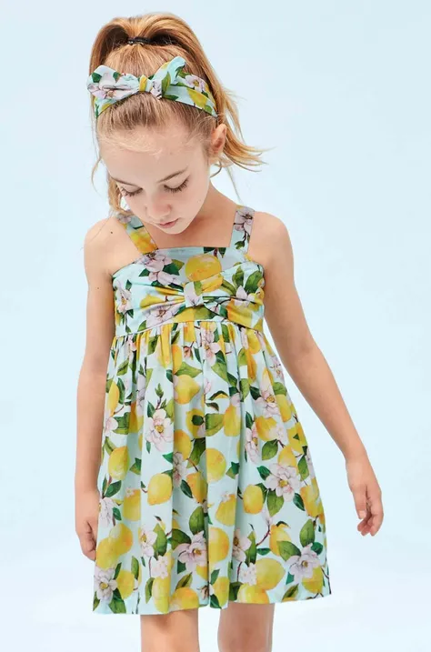 Детска памучна рокля Mayoral