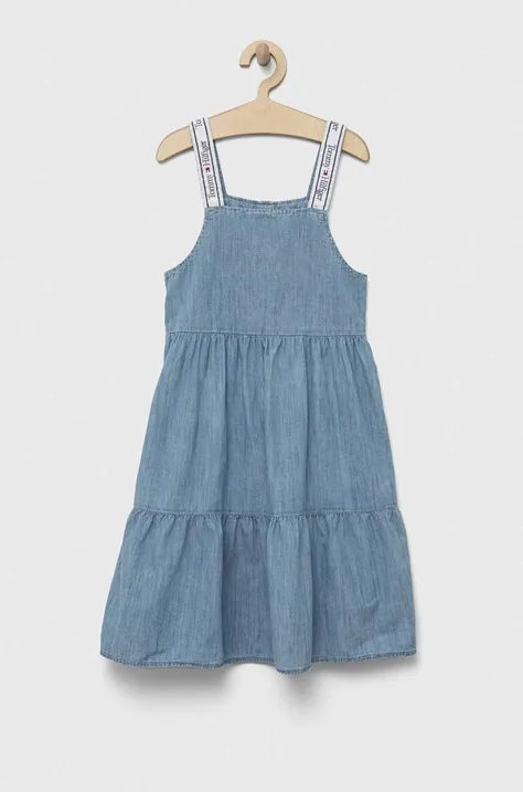 Παιδικό φόρεμα τζιν Tommy Hilfiger