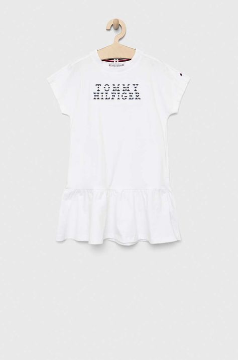 Детска памучна рокля Tommy Hilfiger
