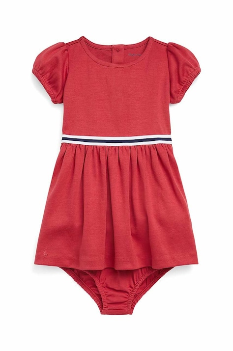 Платье для младенцев Polo Ralph Lauren цвет красный mini расклешённое