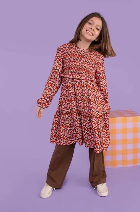 Dievčenské šaty Coccodrillo mini, áčkový strih