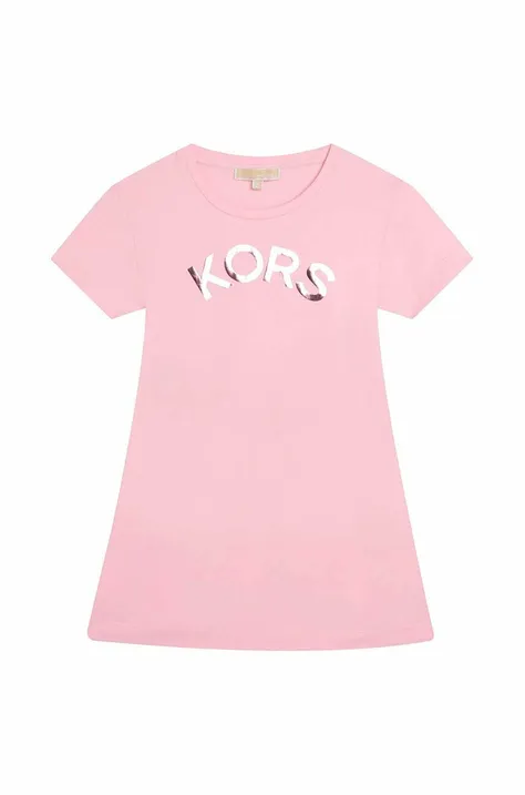 Детское платье Michael Kors цвет розовый mini прямое