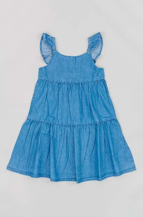 Otroška bombažna obleka zippy