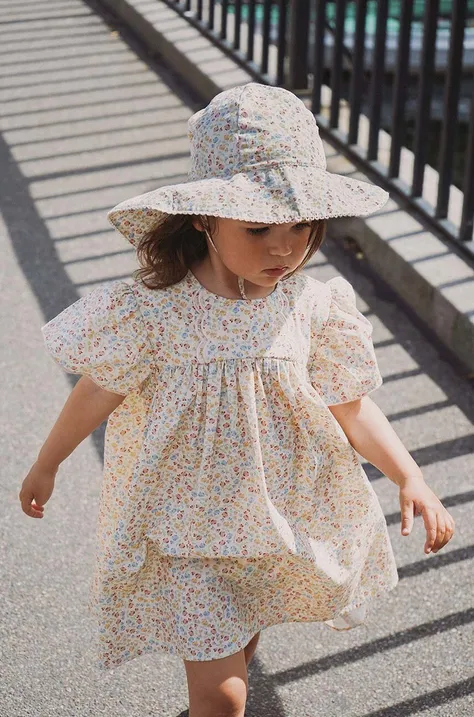 Детска памучна рокля Konges Sløjd
