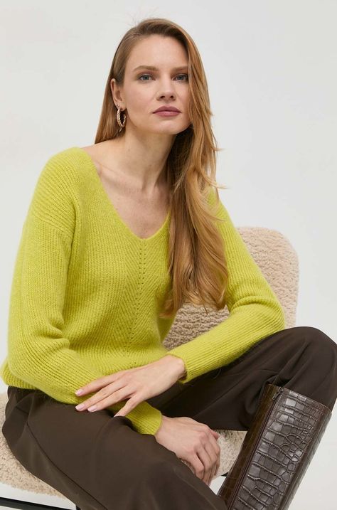 Morgan pulover din amestec de lana
