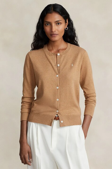 Polo Ralph Lauren cardigan donna colore beige 211891672