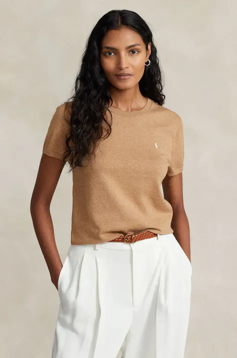 Polo Ralph Lauren t-shirt women’s beige color 211891673