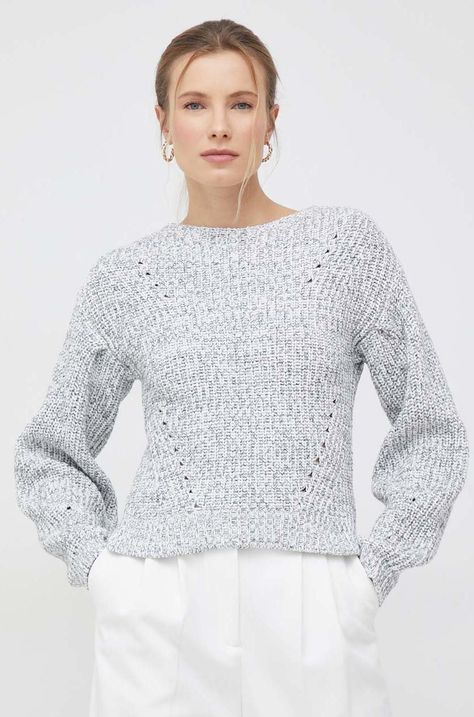 Памучен пуловер Dkny