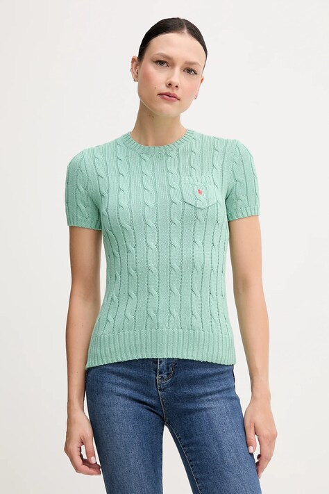 Polo Ralph Lauren maglione in cotone colore rosa  211895379