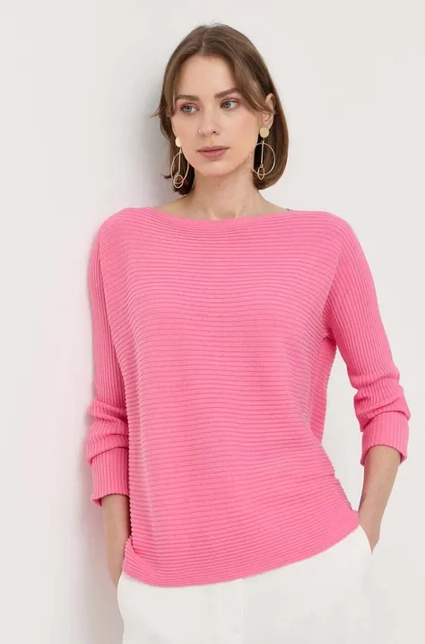 MAX&Co. sweter damski kolor różowy lekki