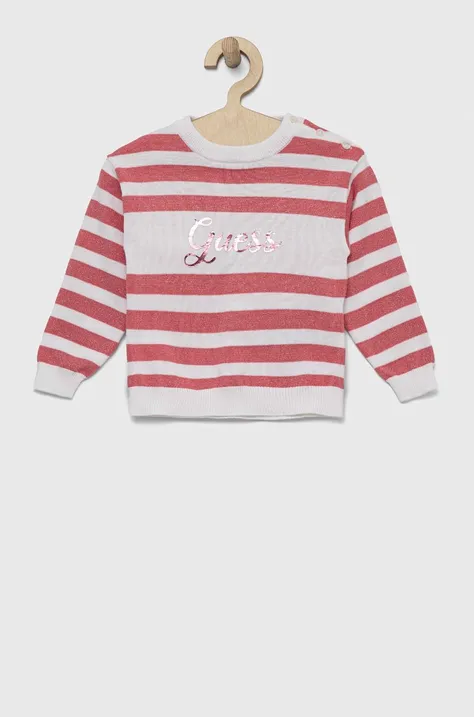 Dječji džemper Guess boja: ružičasta, lagani
