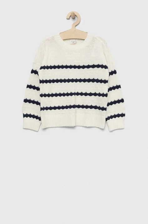 Dječji džemper Abercrombie & Fitch boja: bijela, lagani