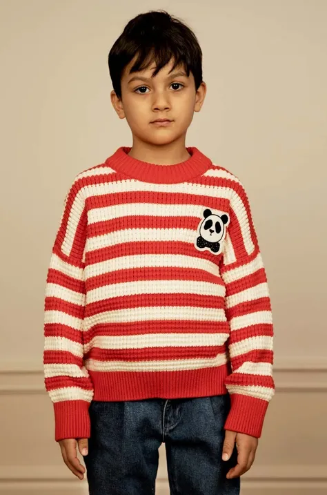 Детски памучен пуловер Mini Rodini