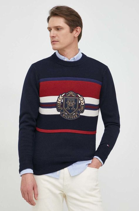Памучен пуловер Tommy Hilfiger
