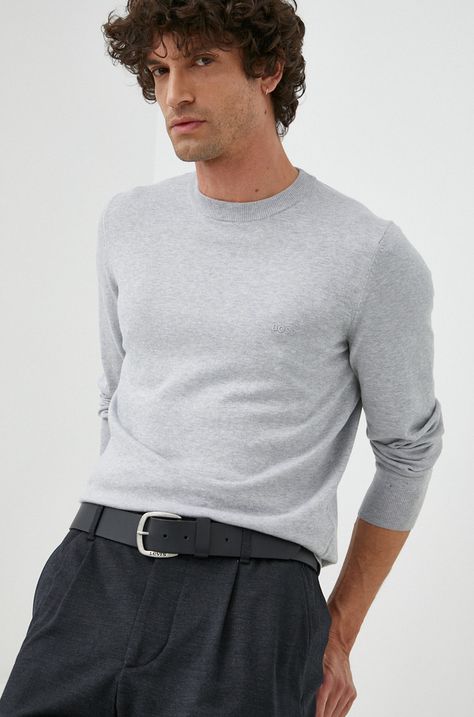 Pamučni pulover BOSS