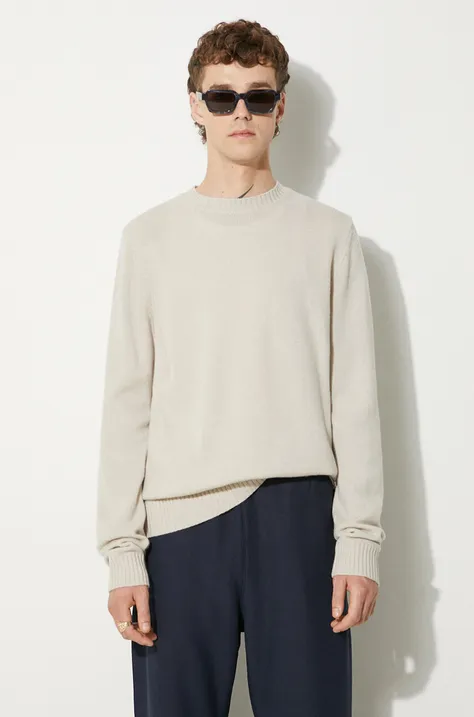 Samsoe Samsoe wool jumper men’s beige color