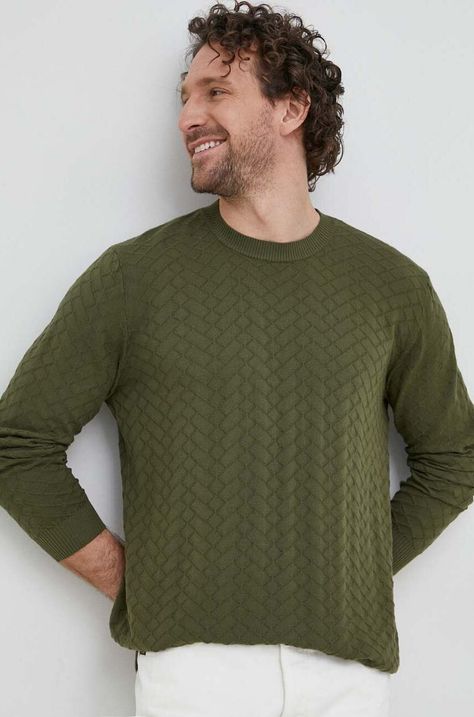 Памучен пуловер Sisley