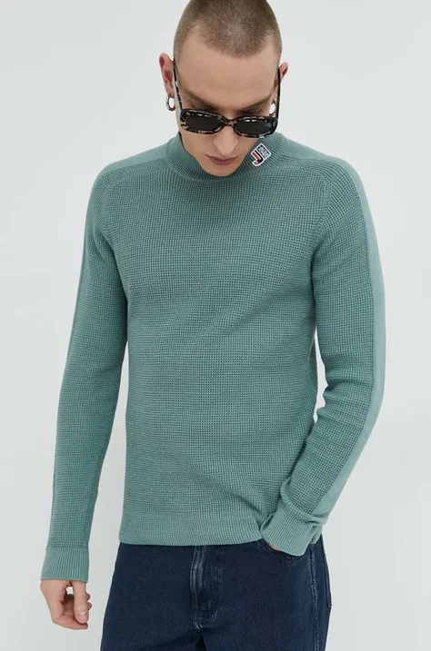 Jack & Jones pulóver könnyű, férfi, zöld