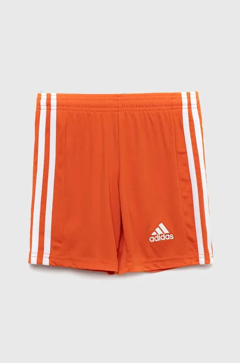 adidas Performance gyerek rövidnadrág SQUAD 21 SHO Y narancssárga, állítható derekú