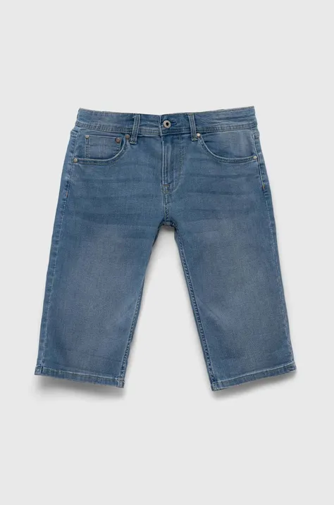 Дитячі джинсові шорти Pepe Jeans PJL BJ Denim