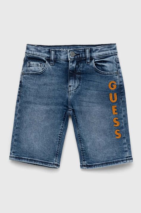 Dječje traper kratke hlače Guess