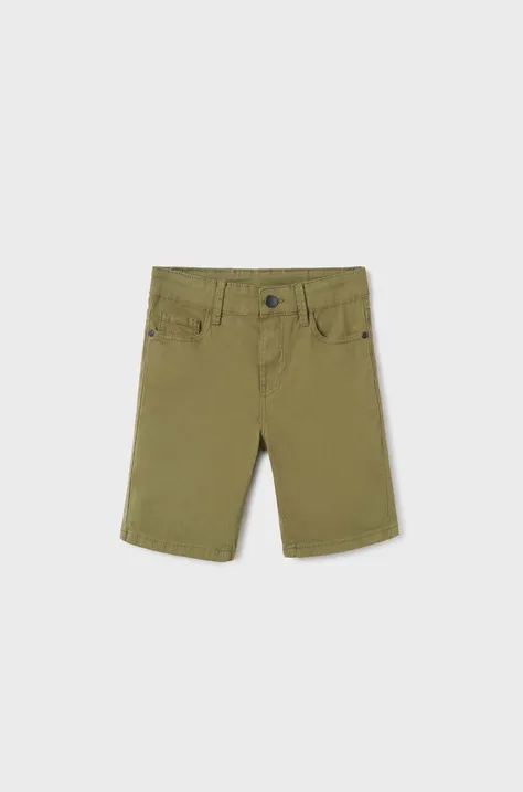 Otroške kratke hlače Mayoral zelena barva