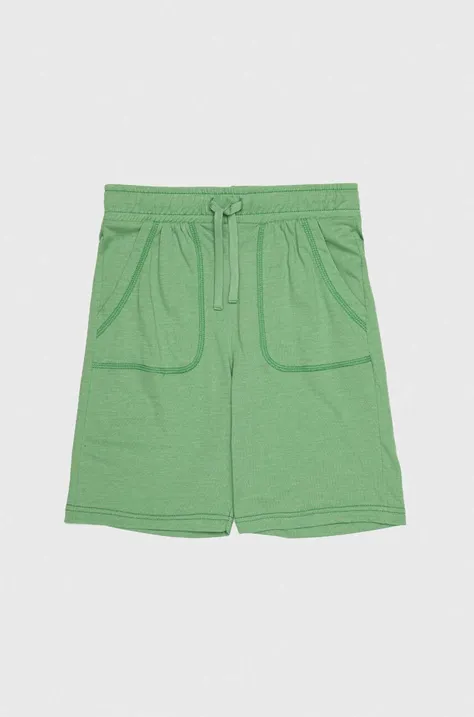 Kratke hlače United Colors of Benetton boja: zelena, podesivi struk