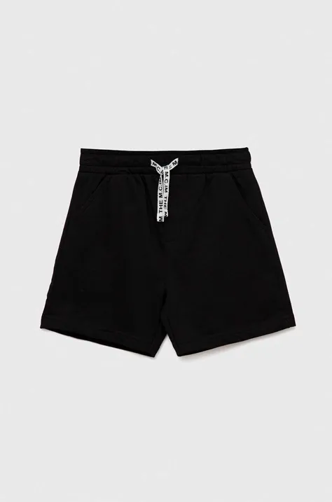 Otroške bombažne kratke hlače Birba&Trybeyond črna barva