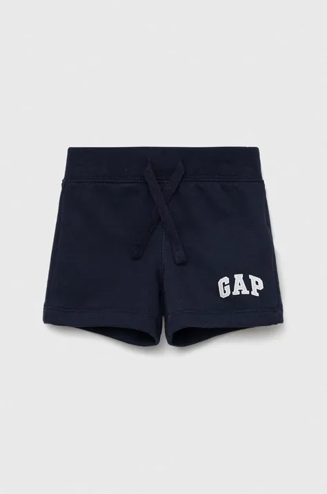 Otroške kratke hlače GAP mornarsko modra barva