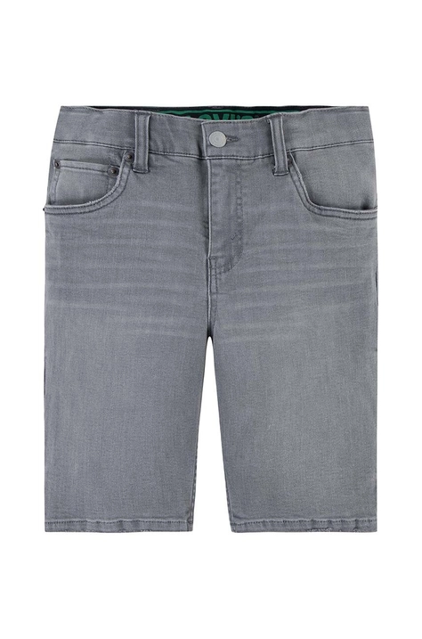 Levi's pantaloni scurti din denim pentru copii culoarea albastru marin