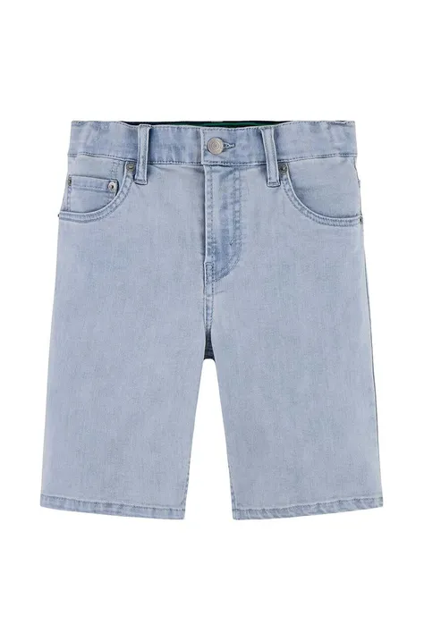 Дитячі джинсові шорти Levi's колір синій
