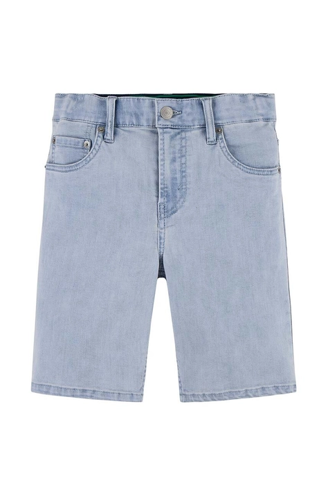 Levi's pantaloni scurti din denim pentru copii culoarea albastru marin