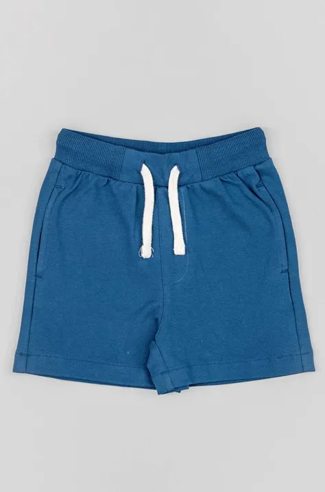 Kratke hlače za dojenčka zippy mornarsko modra barva