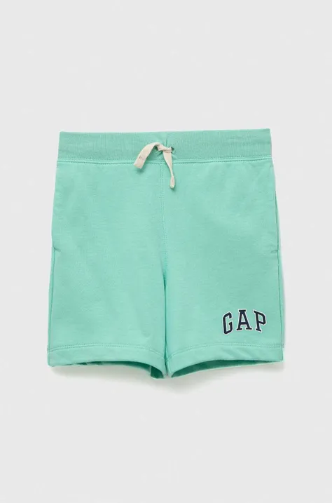 Dječje kratke hlače GAP boja: tirkizna, podesivi struk