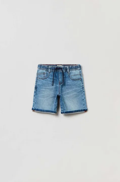 Дитячі джинсові шорти OVS колір синій