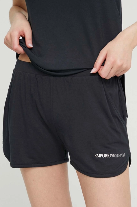 Пляжные шорты Emporio Armani Underwear женские цвет чёрный