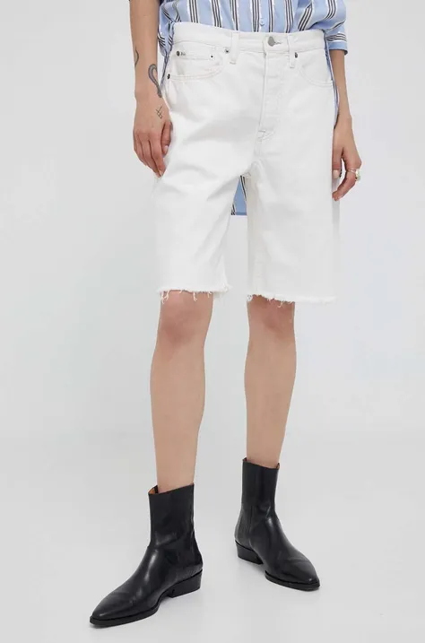 Βαμβακερό σορτσάκι Polo Ralph Lauren χρώμα: άσπρο