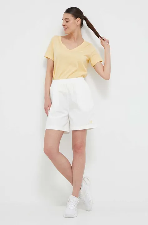 Kratke hlače New Balance ženski, bela barva