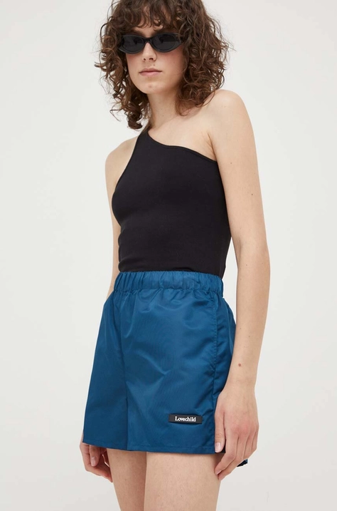 Lovechild pantaloni scurti femei, neted, high waist