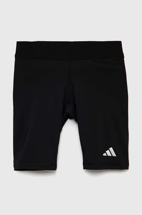 Dječje kratke hlače adidas Performance TF SHRT boja: crna, glatki materijal