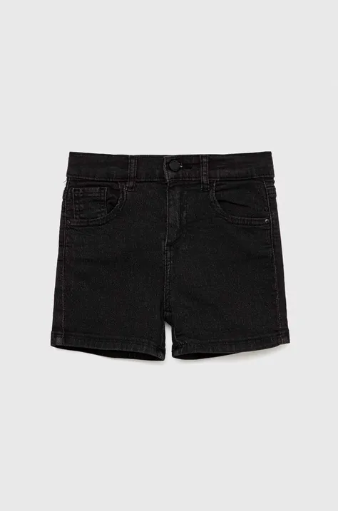 Dječje traper kratke hlače Guess boja: crna, glatki materijal