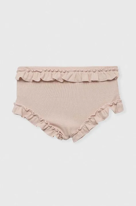 Kratke hlače za bebe Jamiks boja: ružičasta, glatki materijal
